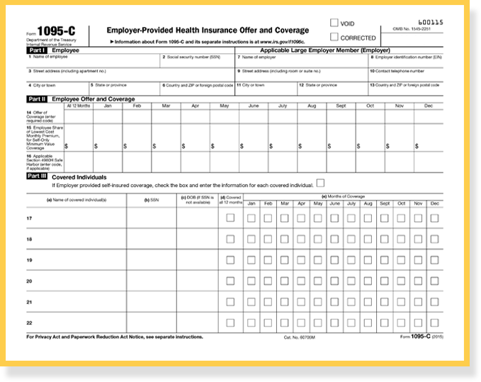 An Introduction To The Irs Aca Reporting Forms For Employer Reporting